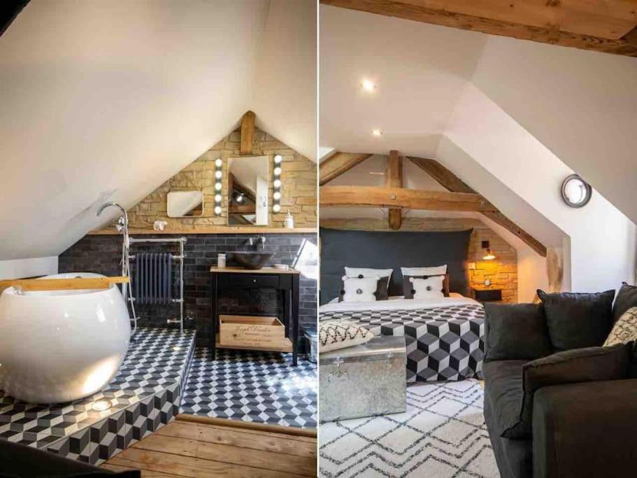 Le Loft Des Hospices : Centre/Parking/Vueriviere Apartment Beaune  Bagian luar foto